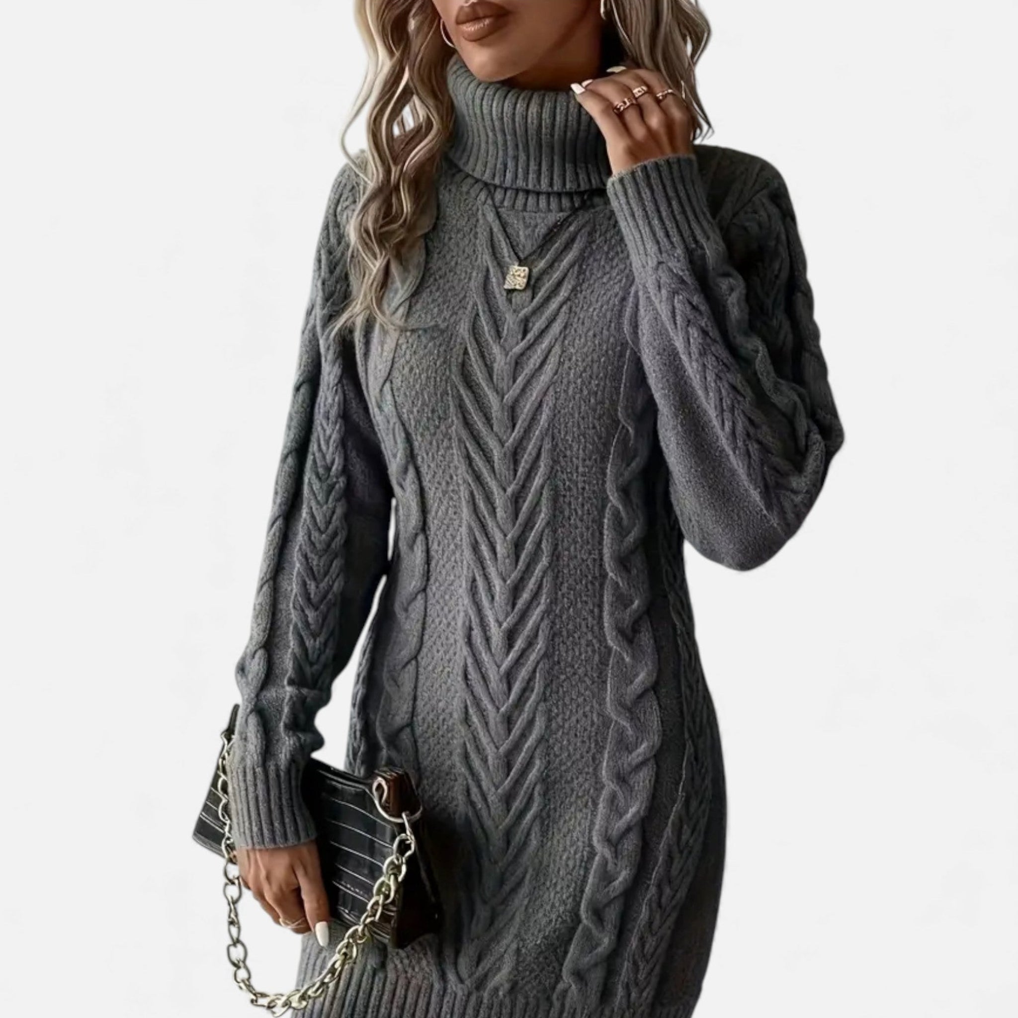 Old Fortune | Elegancki damski sweter z długim rękawem