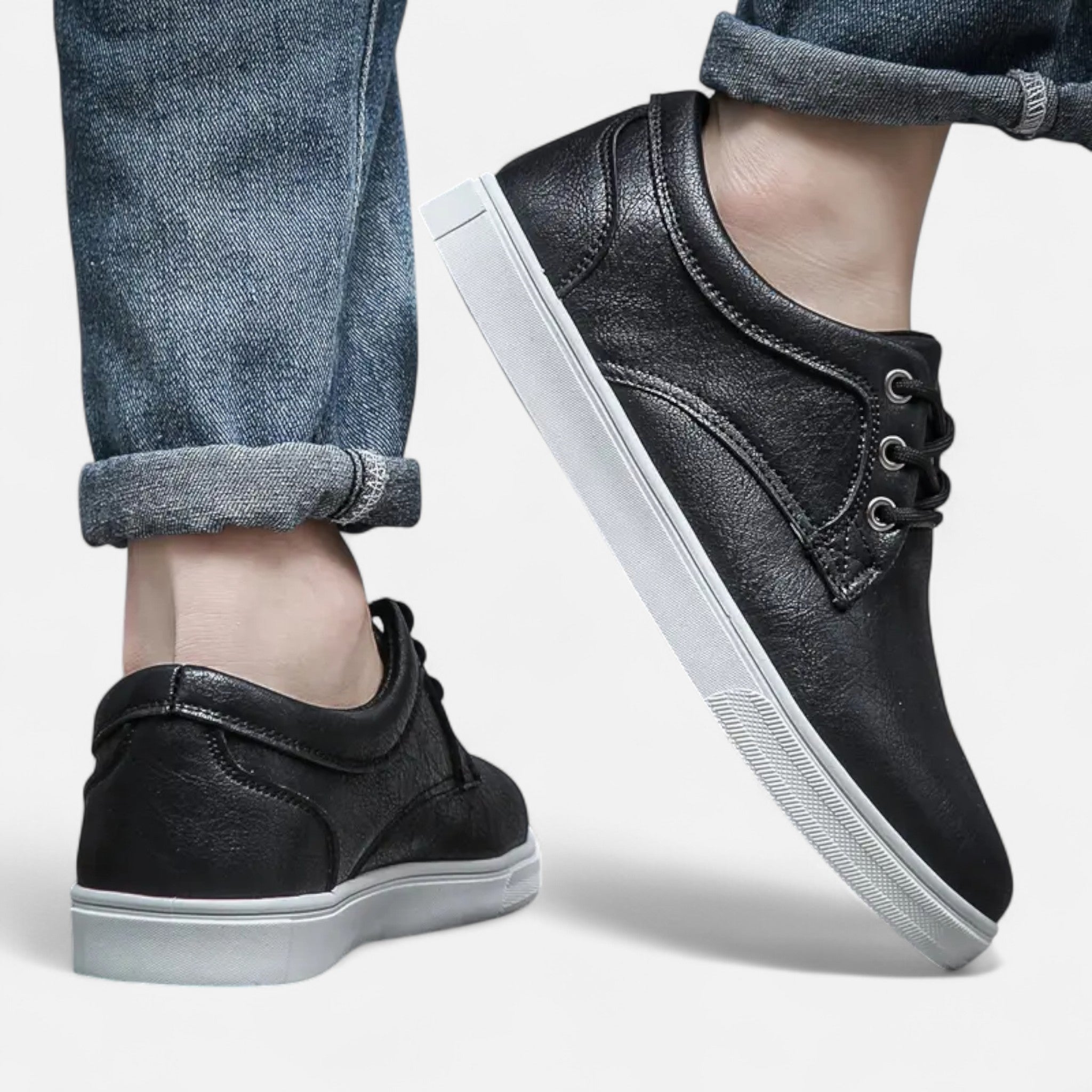 Old Fortune | Męskie Buty Skate – Antypoślizgowe Sznurowane Sneakersy