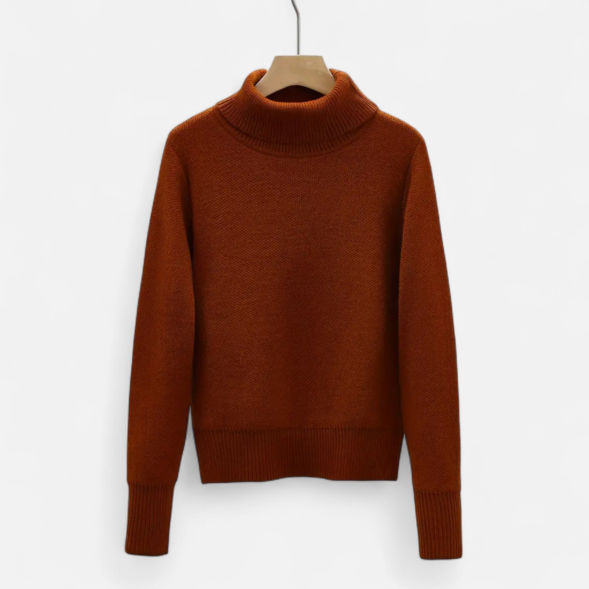 Old Fortune | Damski Sweter Polarowy – Klasyczny z Kołnierzem