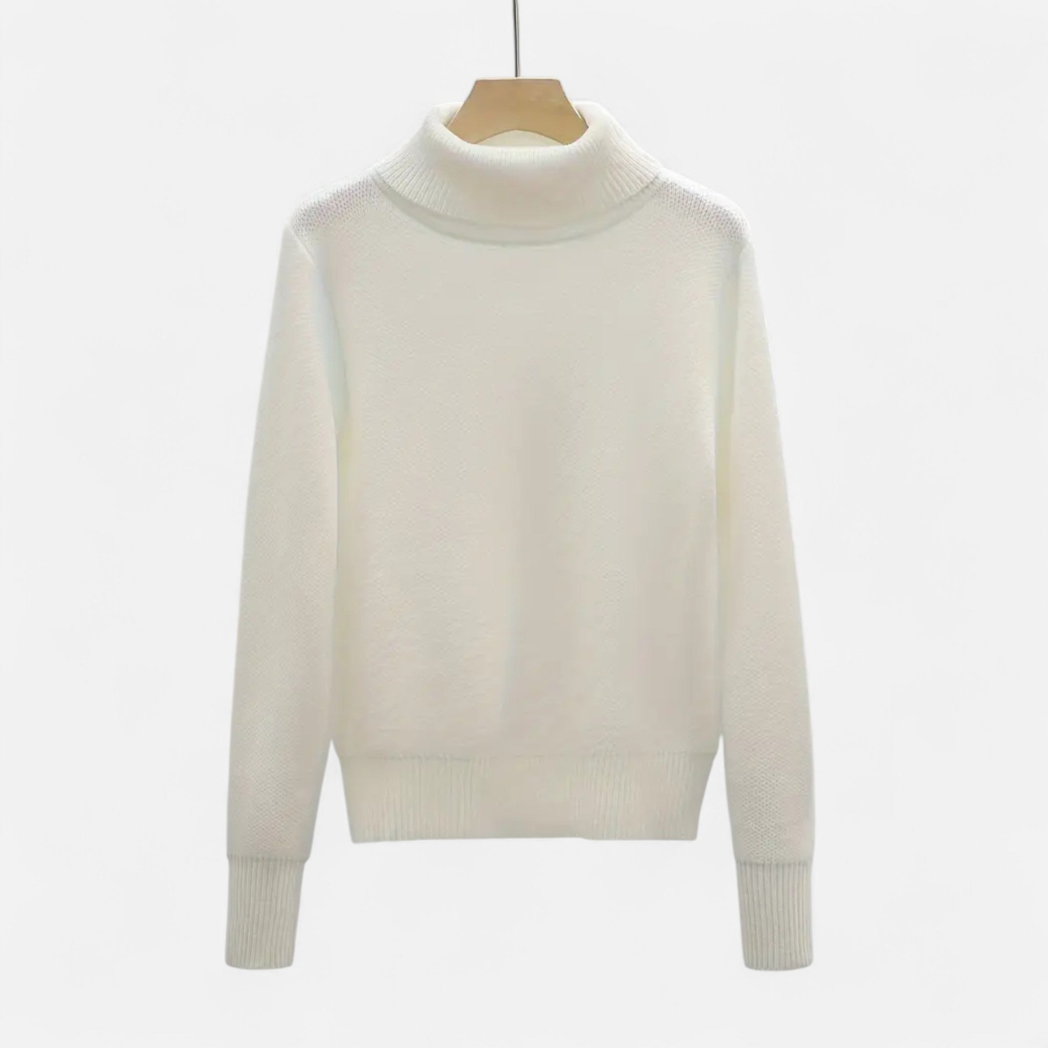 Old Fortune | Damski Sweter Polarowy – Klasyczny z Kołnierzem