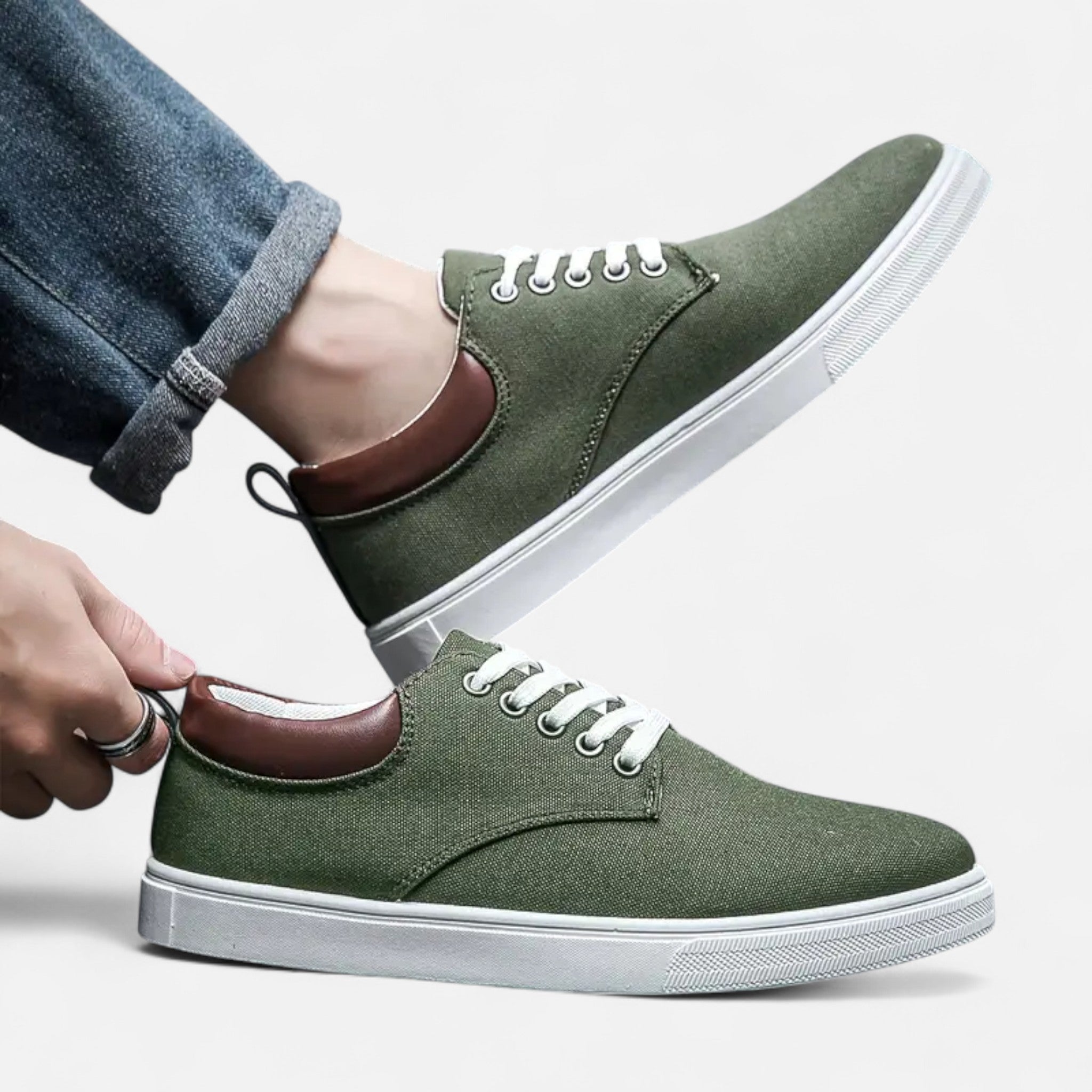 Old Fortune | Męskie Sneakersy – Klasyczne Sznurowane na Każdy Dzień