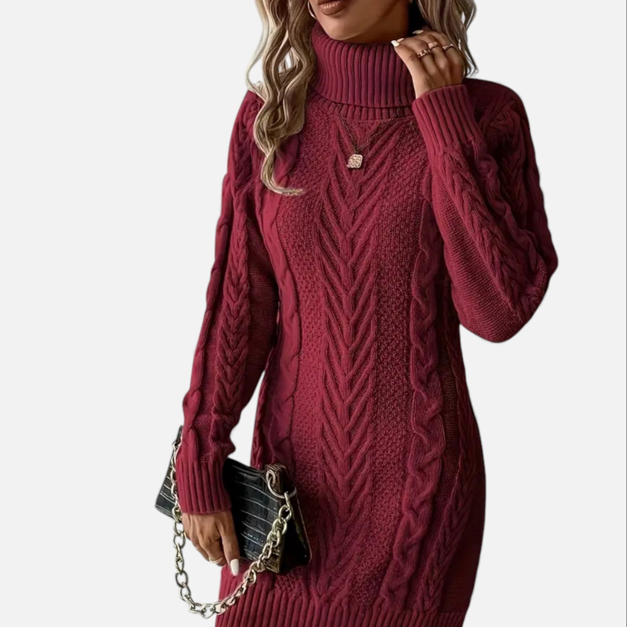 Old Fortune | Elegancki damski sweter z długim rękawem