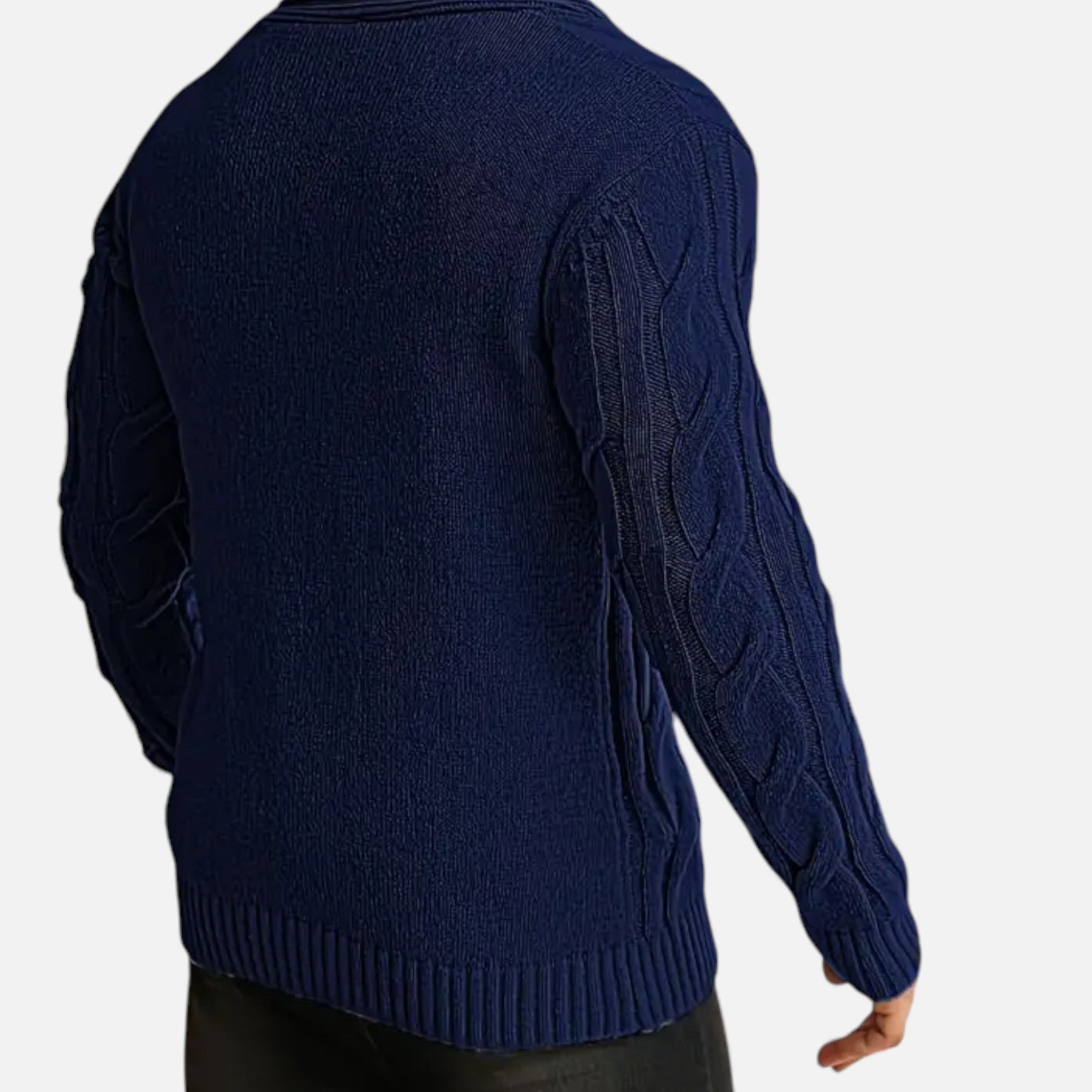Old Fortune | Męski sweter kardigan z guzikami