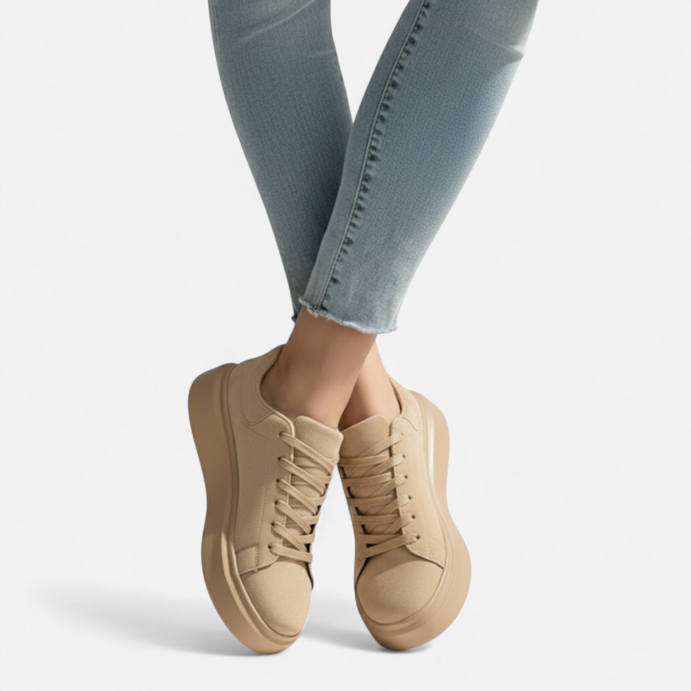 Old Fortune | Damskie Sneakersy Retro – Klasyczne Sznurowane