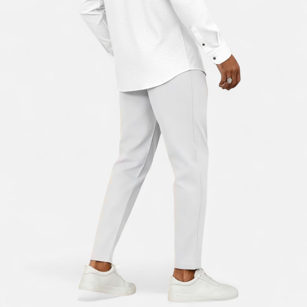 Old Fortune | Męskie Spodnie – Klasyczne Business Casual Regular Fit