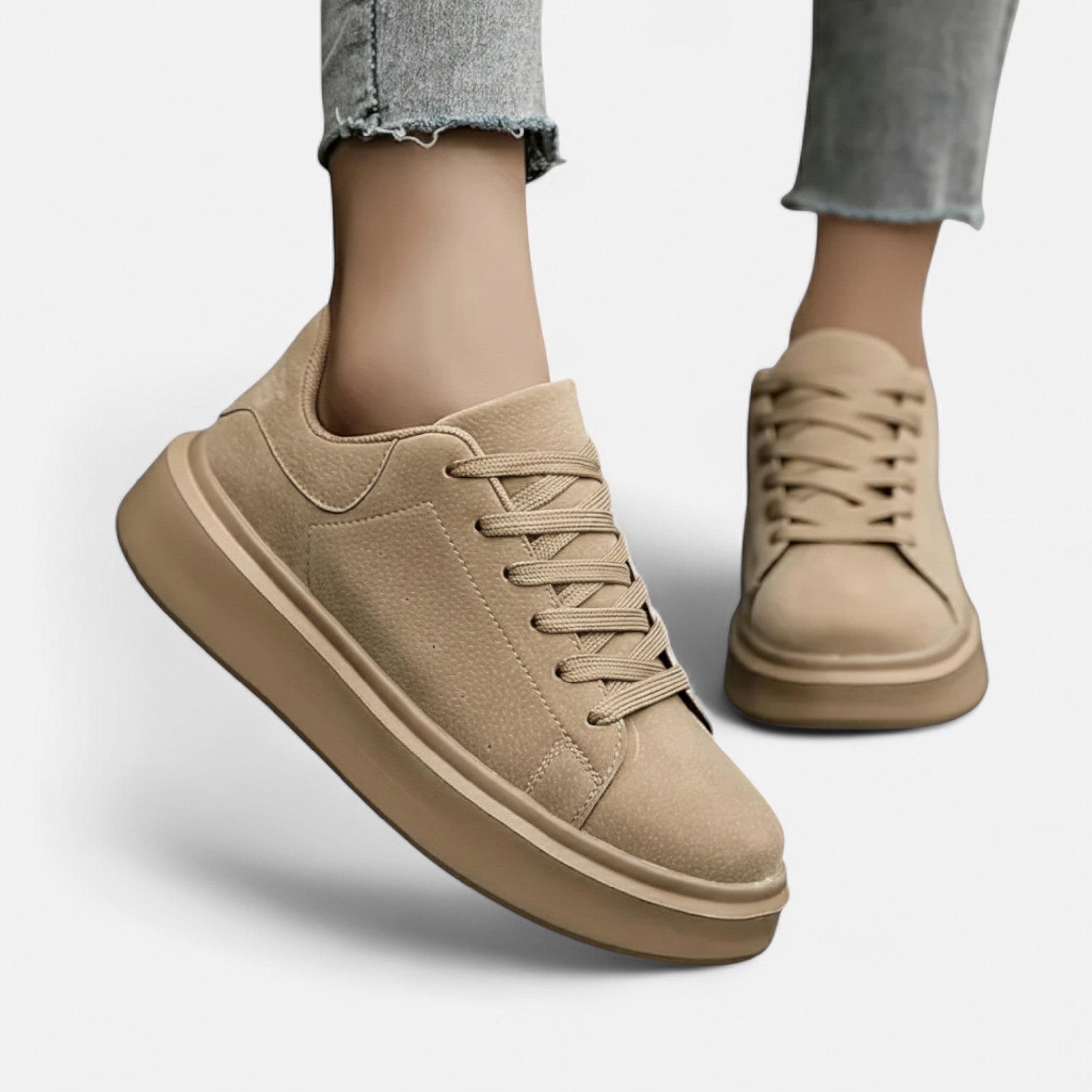 Old Fortune | Damskie Sneakersy Retro – Klasyczne Sznurowane