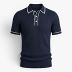 Old Fortune | Męska Dzianinowa Koszulka Polo