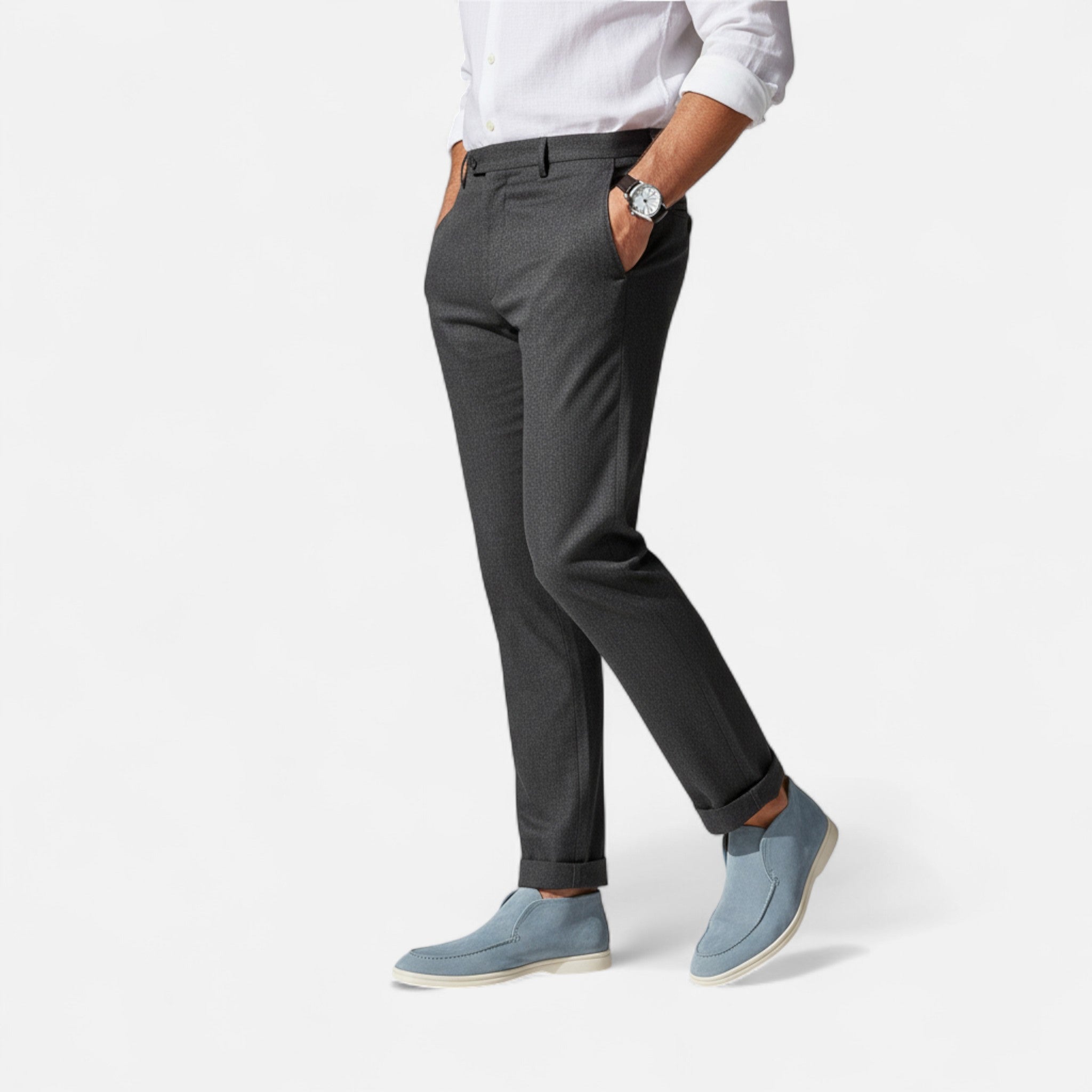 Old Fortune | Męskie Loafersy – Klasyczne z Przeszyciami