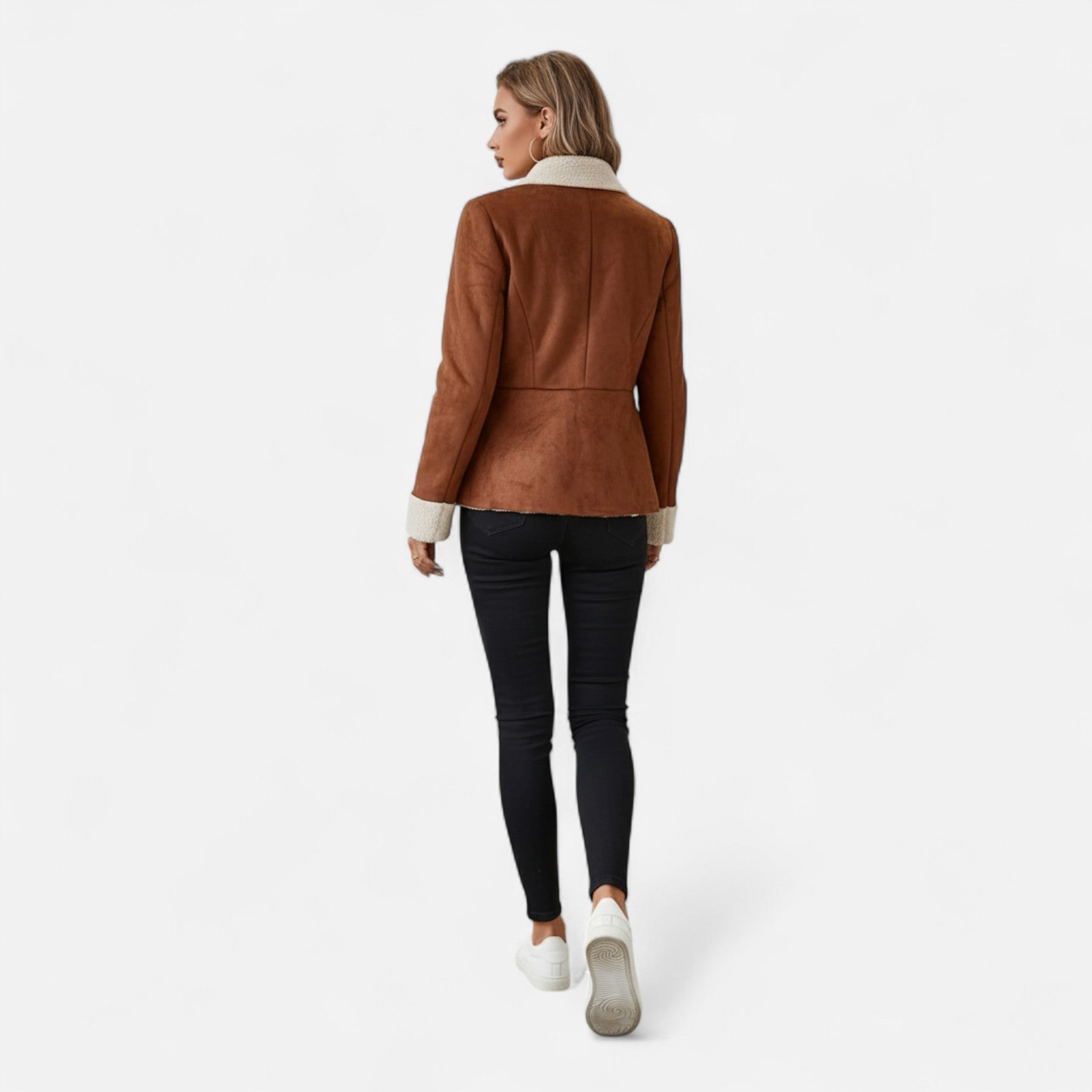 Old Fortune | Damska Kurtka – Ciepła z Kołnierzem i Guzikami