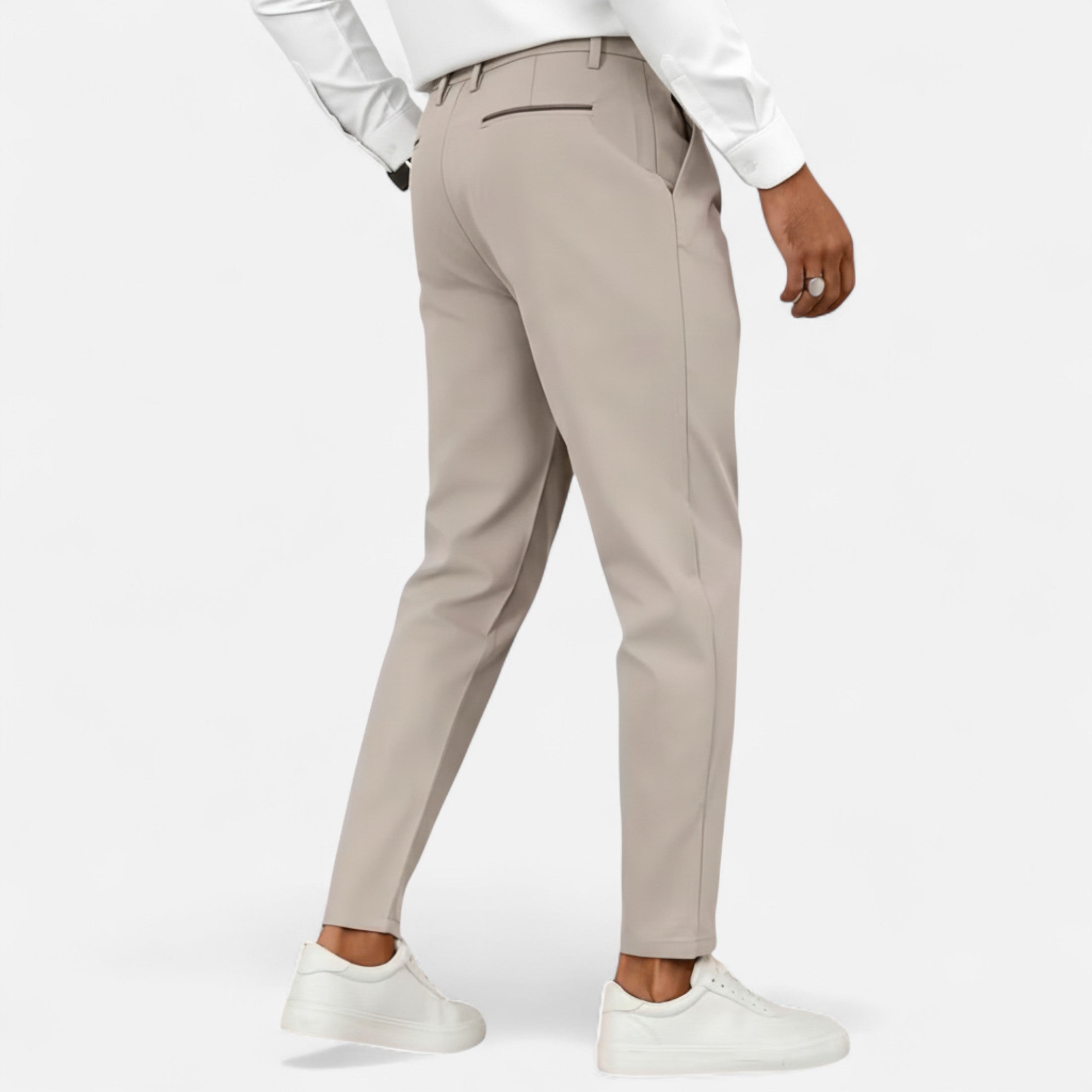 Old Fortune | Męskie Spodnie – Klasyczne Business Casual Regular Fit