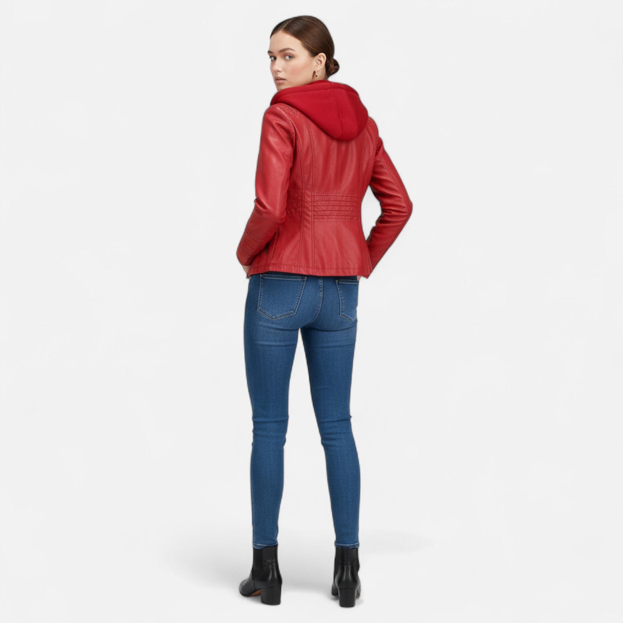 Old Fortune | Damska Kurtka z Odpinanym Kapturem – Casualowy Zestaw Dwuczęściowy