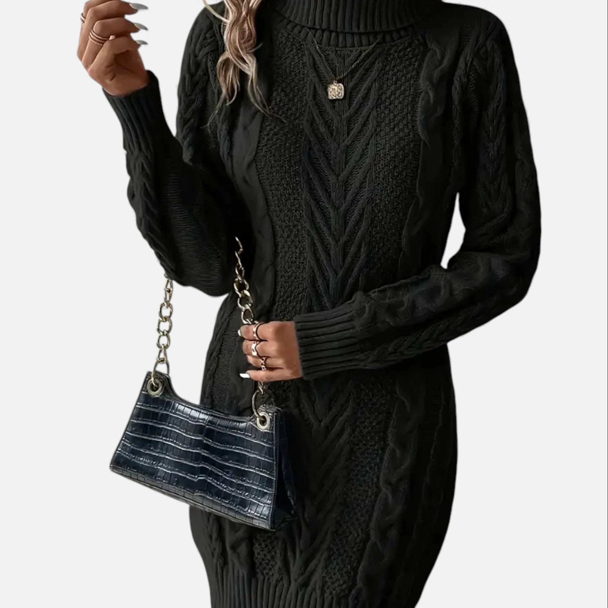 Old Fortune | Elegancki damski sweter z długim rękawem