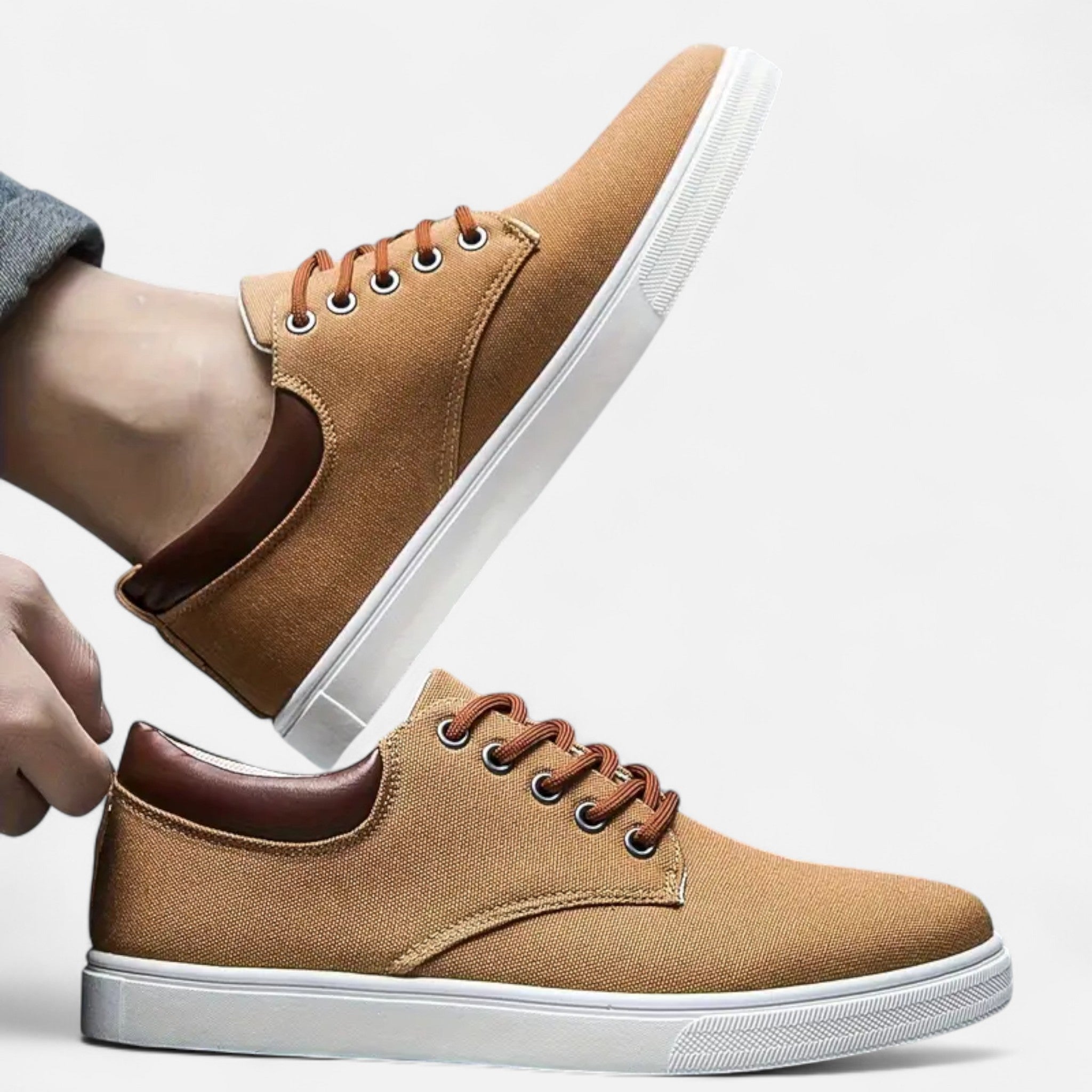 Old Fortune | Męskie Sneakersy – Klasyczne Sznurowane na Każdy Dzień