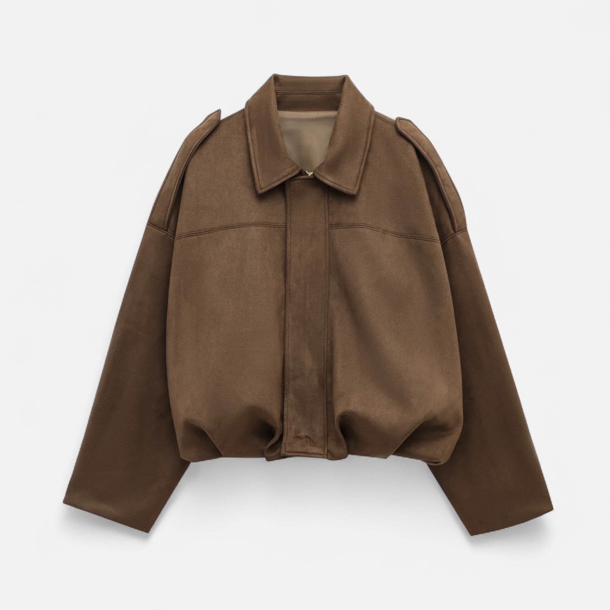 Old Fortune | Damska Kurtka Zamszowa – Vintage Bomber Elegancja