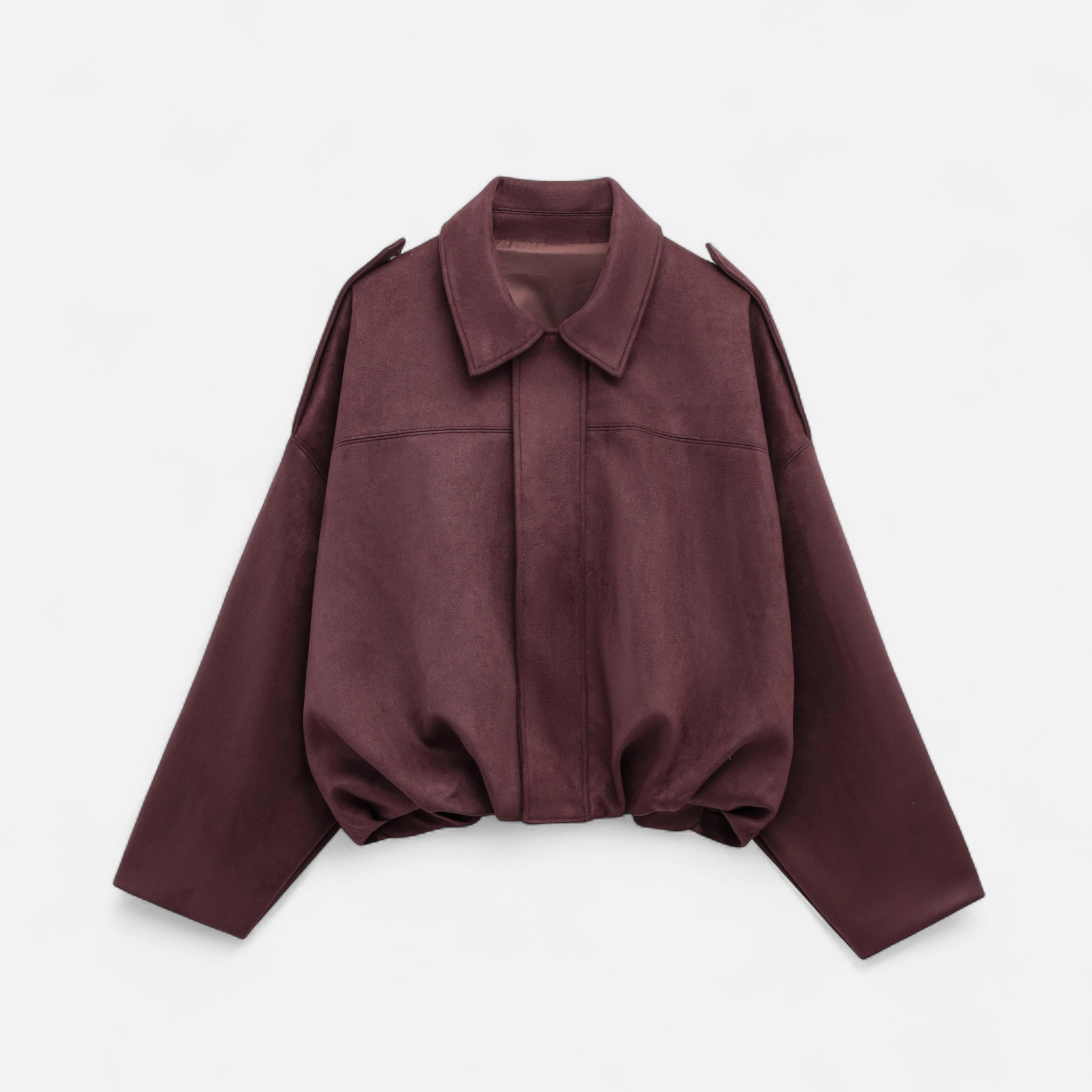 Old Fortune | Damska Kurtka Zamszowa – Vintage Bomber Elegancja