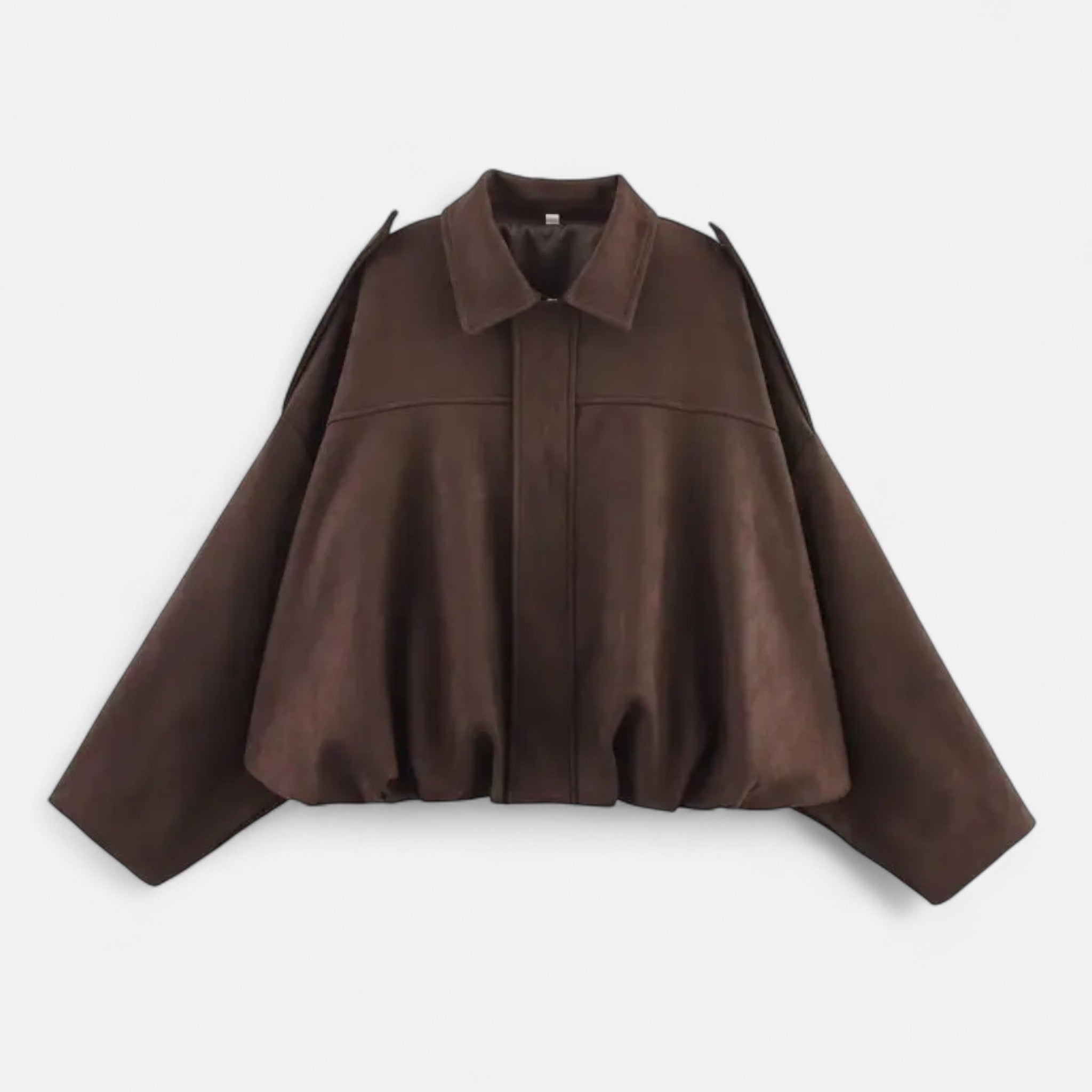 Old Fortune | Damska Kurtka Zamszowa – Vintage Bomber Elegancja