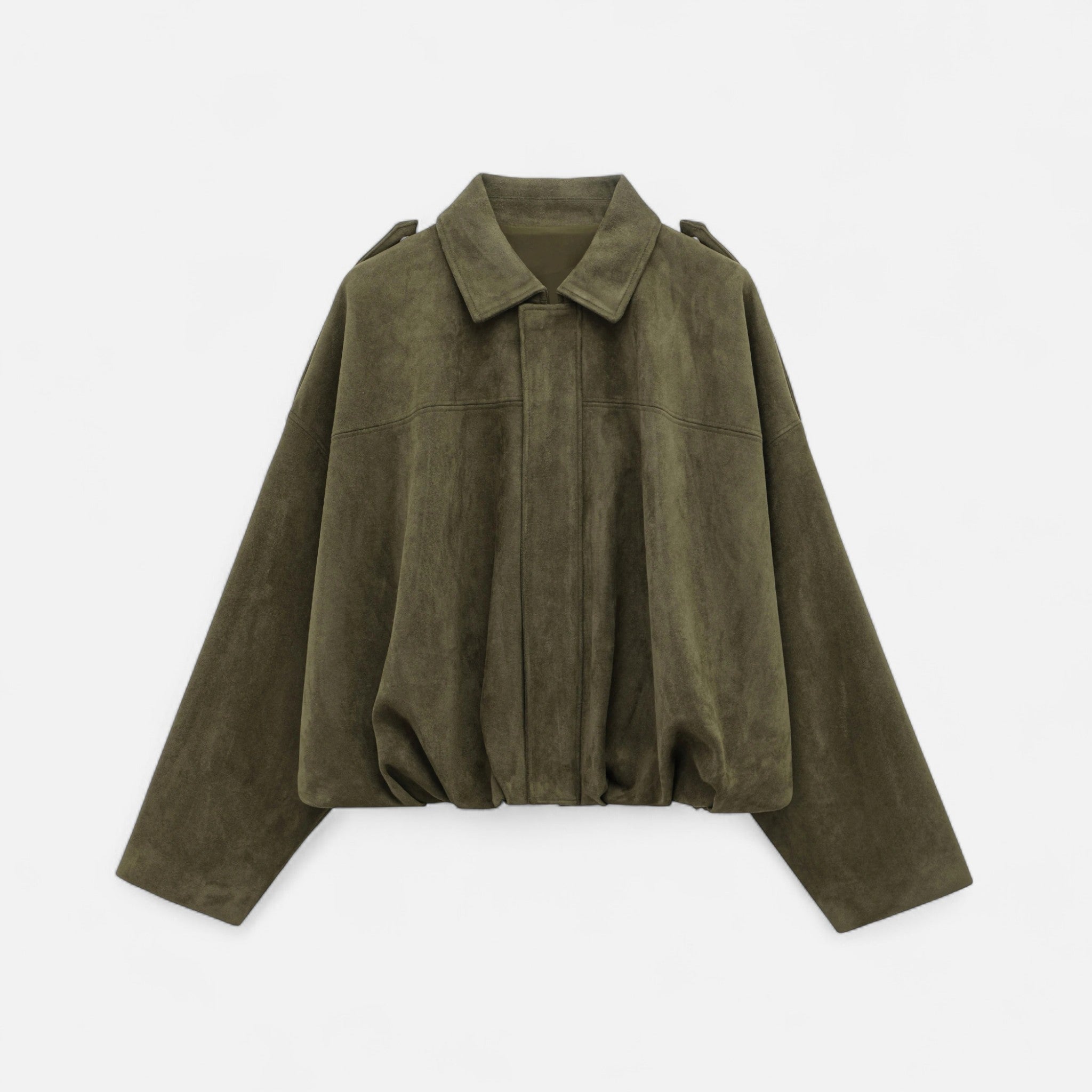 Old Fortune | Damska Kurtka Zamszowa – Vintage Bomber Elegancja