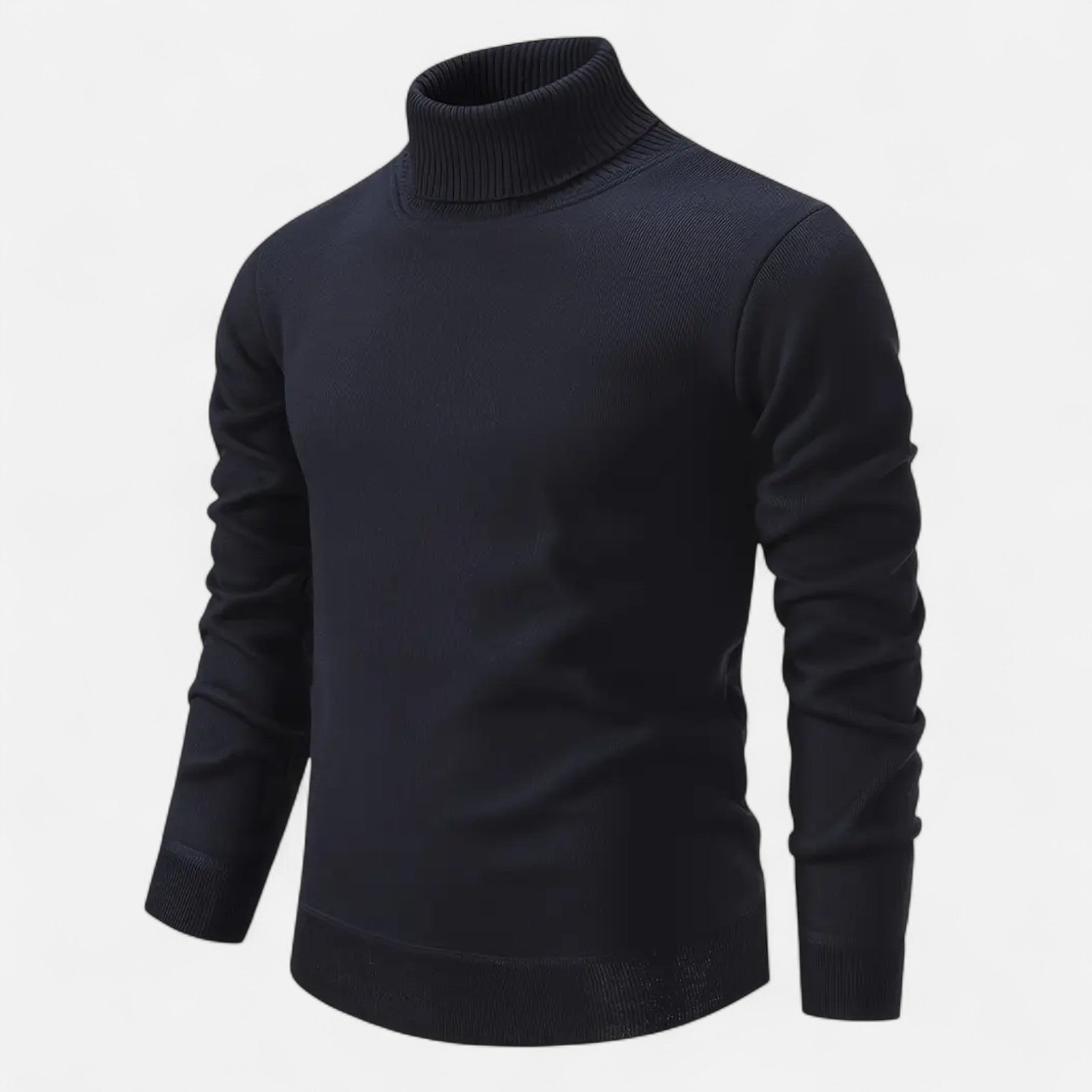 Old Fortune | Męski Sweter z Okrągłym Dekoltem – Fleece na Zimę