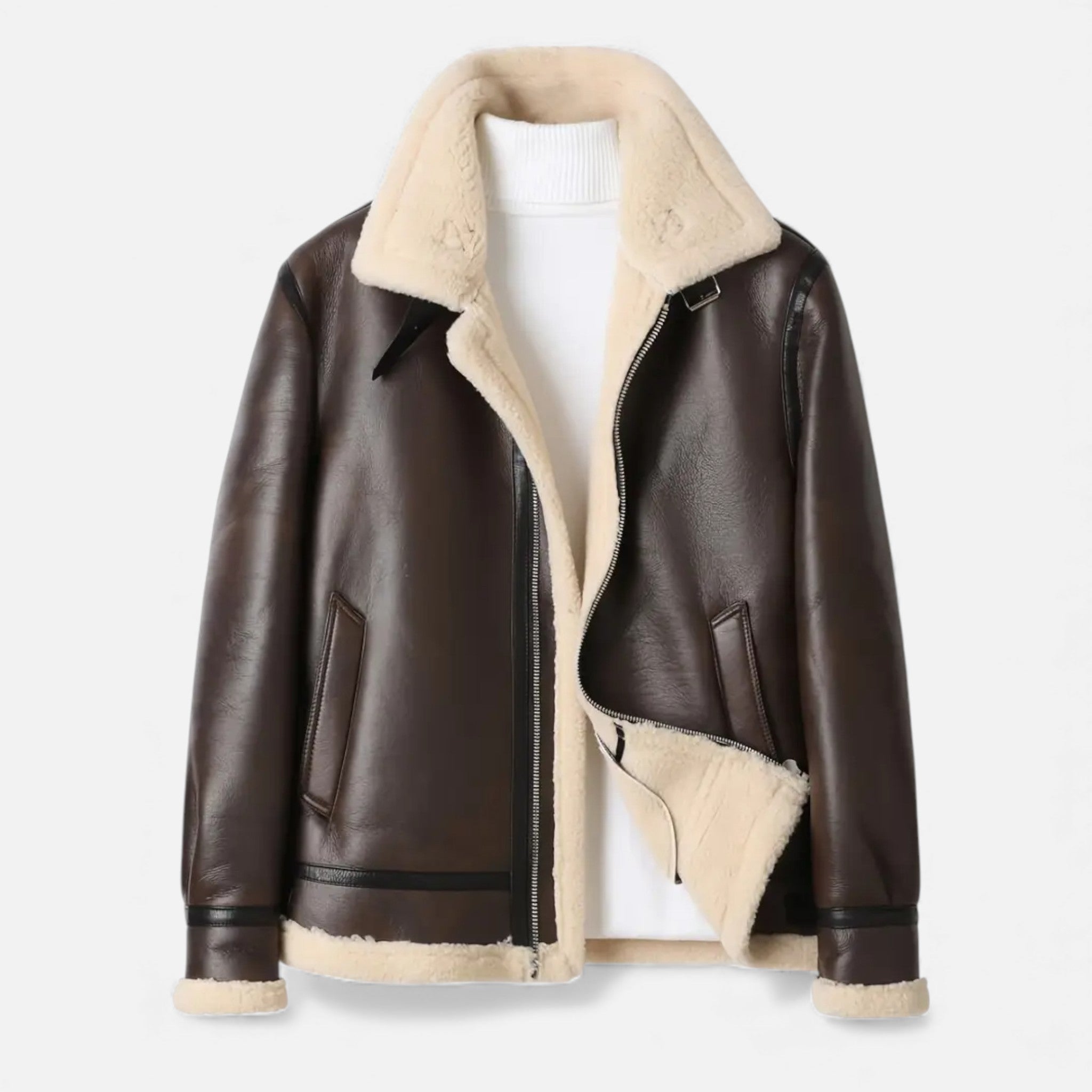 Old Fortune | Męska Kurtka Casual z Fleece