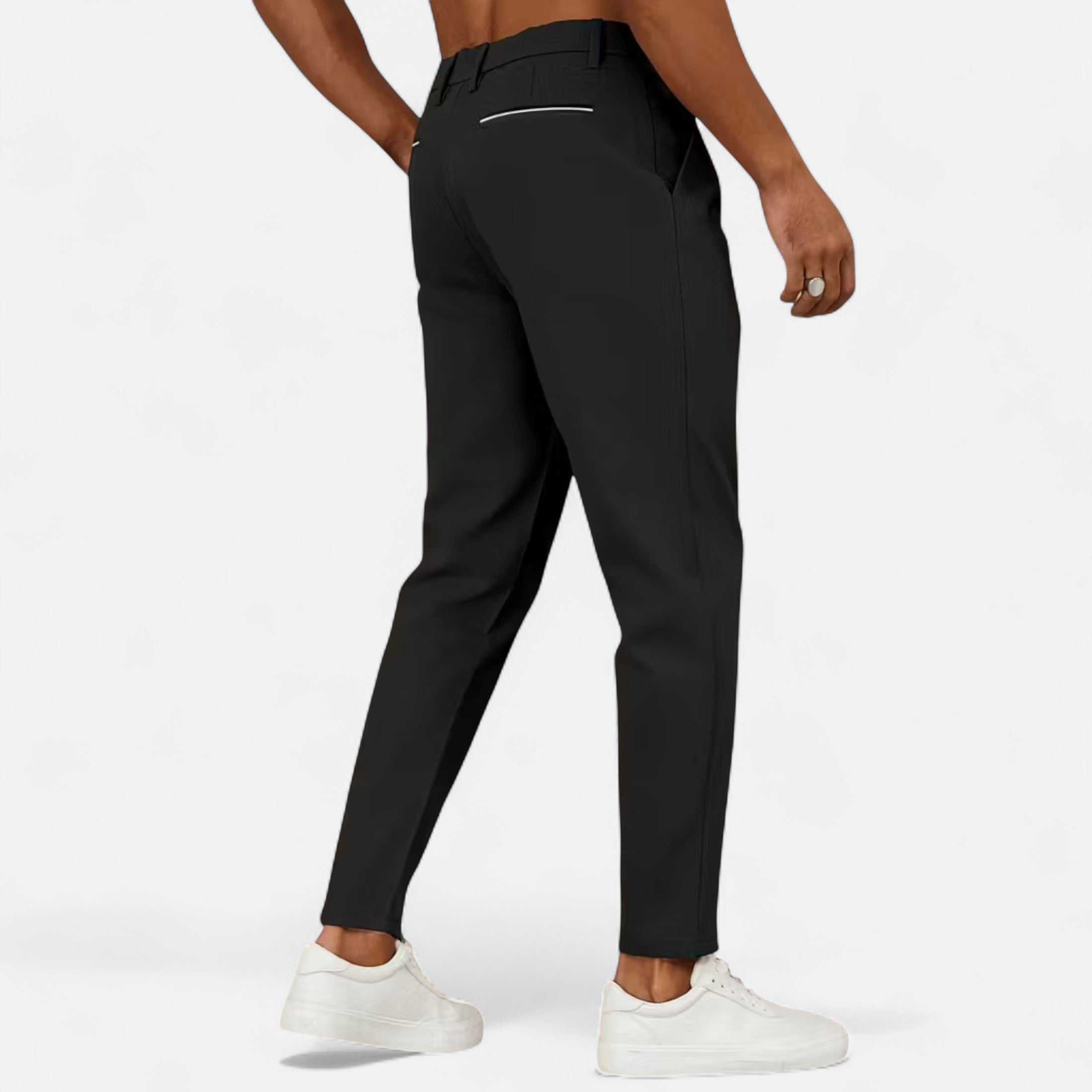 Old Fortune | Męskie Spodnie – Klasyczne Business Casual Regular Fit