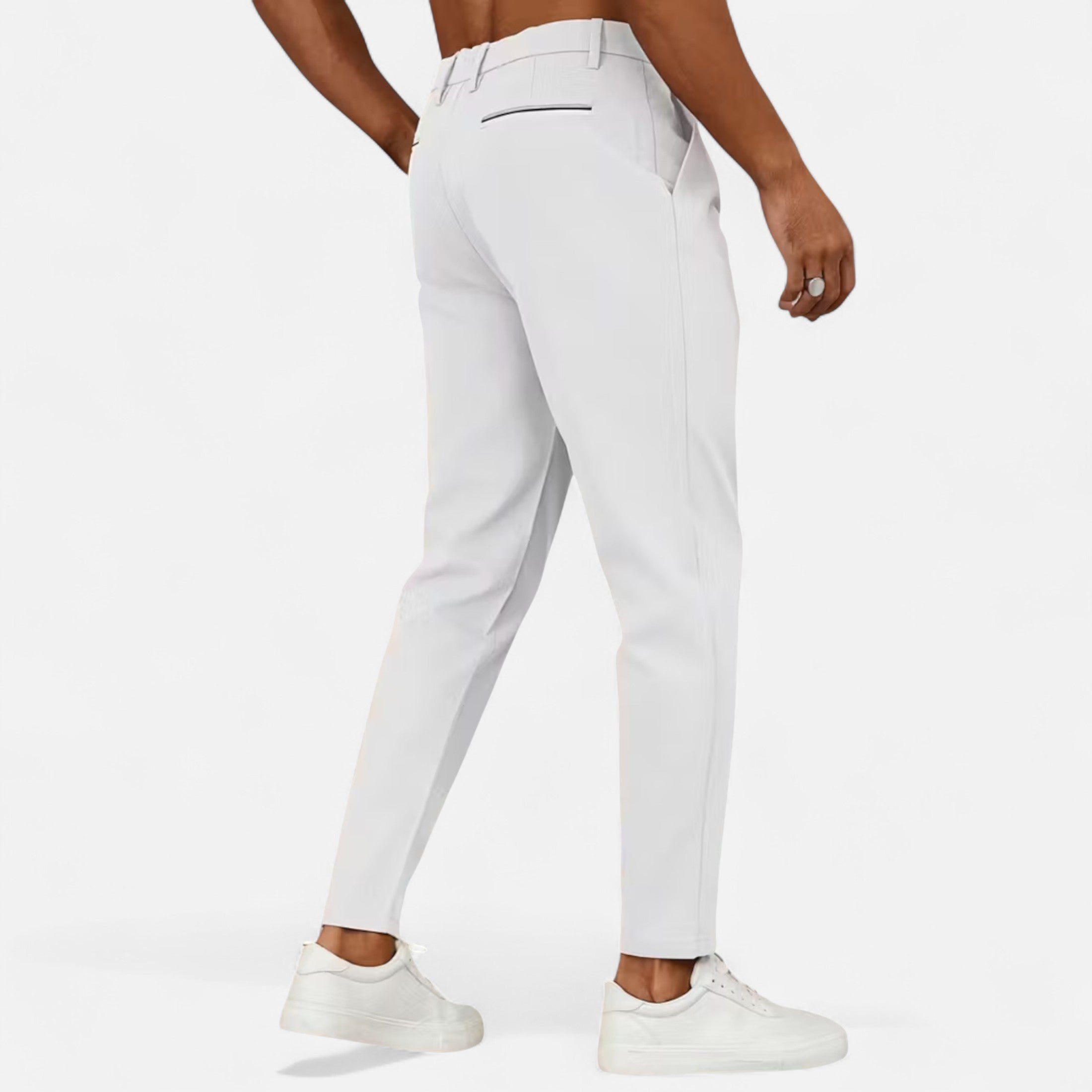 Old Fortune | Męskie Spodnie – Klasyczne Business Casual Regular Fit